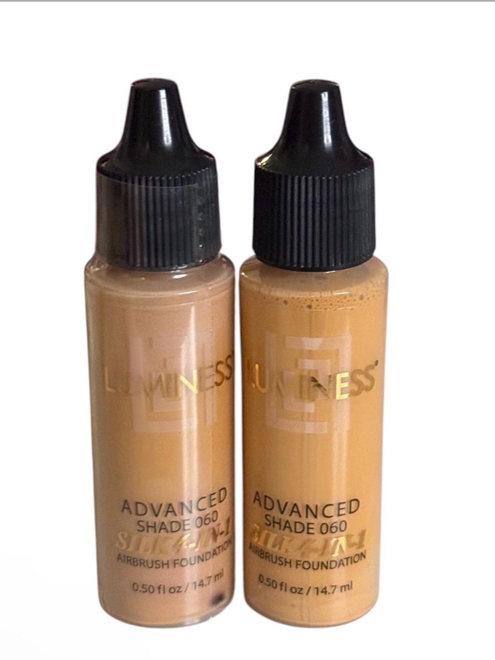 LUMINESS Shade 060 Silk 4 in 1 Airbrush liquid Foundation set